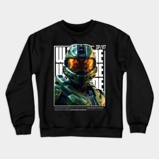 Halo game quotes - Master chief - Spartan 117 - Realistic #2 Crewneck Sweatshirt